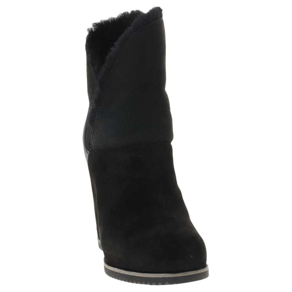 UGG Australia Suede Versatile Vintage Short Boots Women Boots Black 1105576-BLK