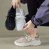 Summer new large mesh flying woven women's shoes versatile trend sports shoes breathable outdoor casual shoes
