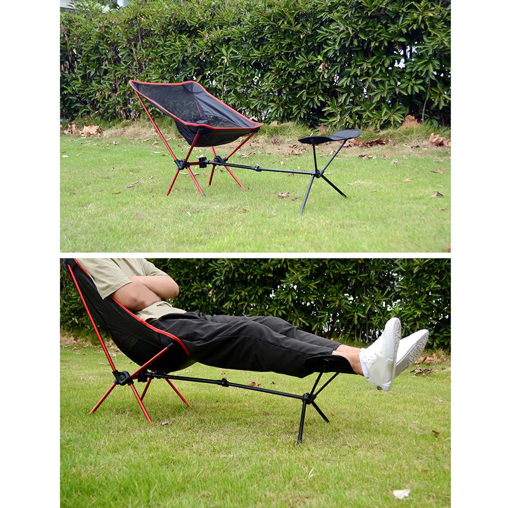 Outdoor BBQ Camping Chair Foot Recliner Foot Rest Portable Stool Collapsible Footstool For Camping Beach Chair Folding
