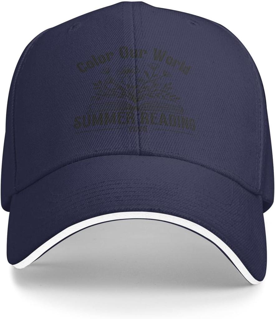 Color Our World Summer Reading 2025 Book Lover Graphic Polyester Trucker Hat Adjustable Cap