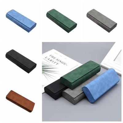 Estuche de cuero impermeable para gafas, protector para gafas, soporte para gafas, estuche protector para hombre