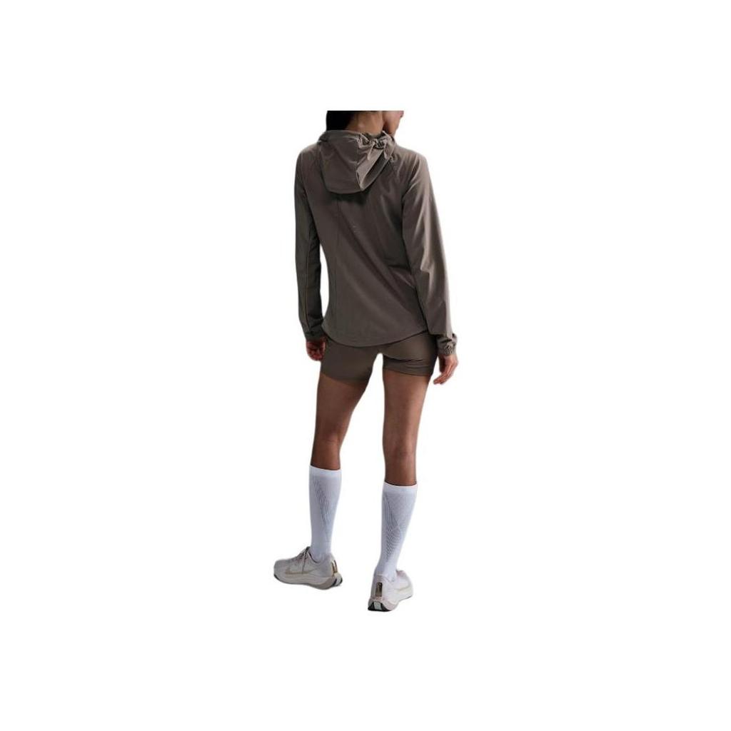 Nike Swift Repel Hooded Fashion Soft Breathable Jacket Women Jackets Mink-Brown HQ0651-214