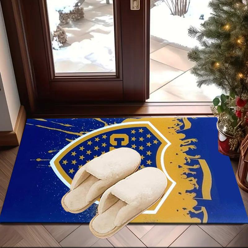 Boca Football Club Printed Area Rug for Office, Chair Rug, Decorative Carpet Floor Mat, Large Size Fan gifts Christmas gifts