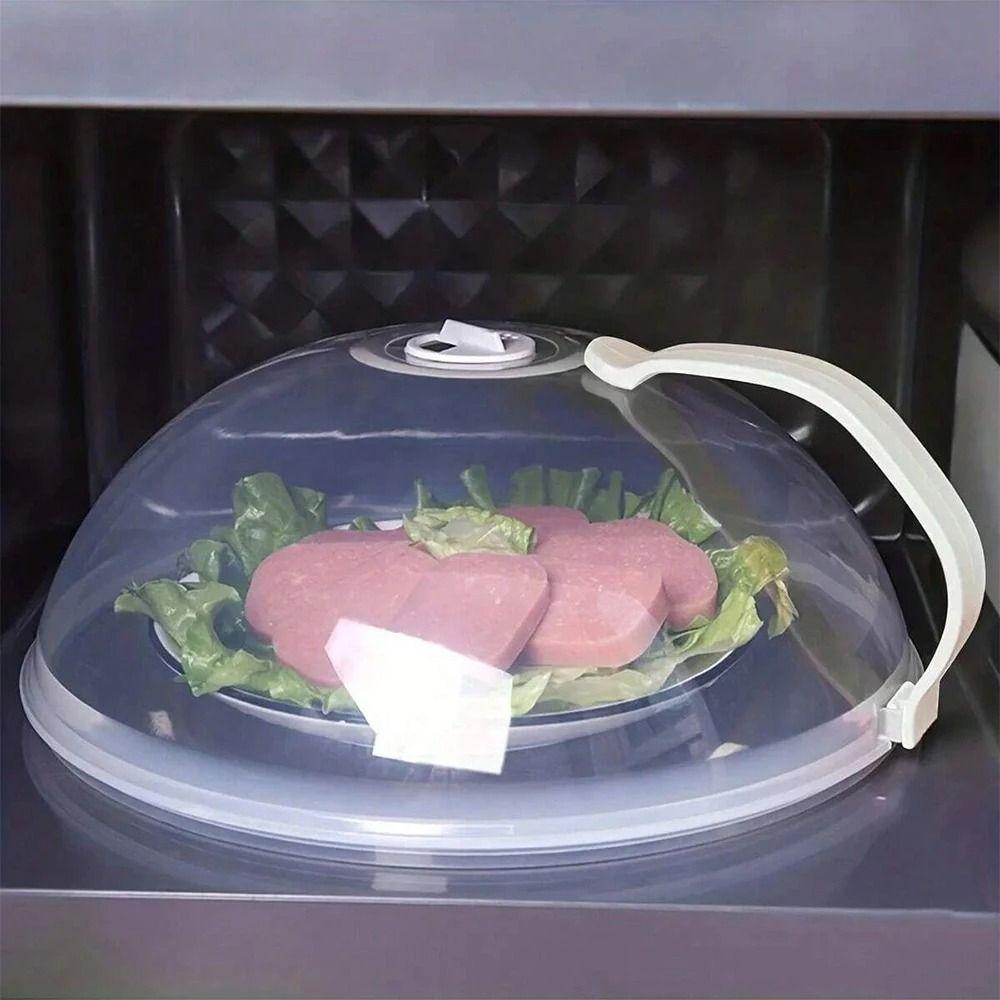 with Steam Vent and Handle Microwave Splash Cover Microwave Splatter Cover  Meal Prep