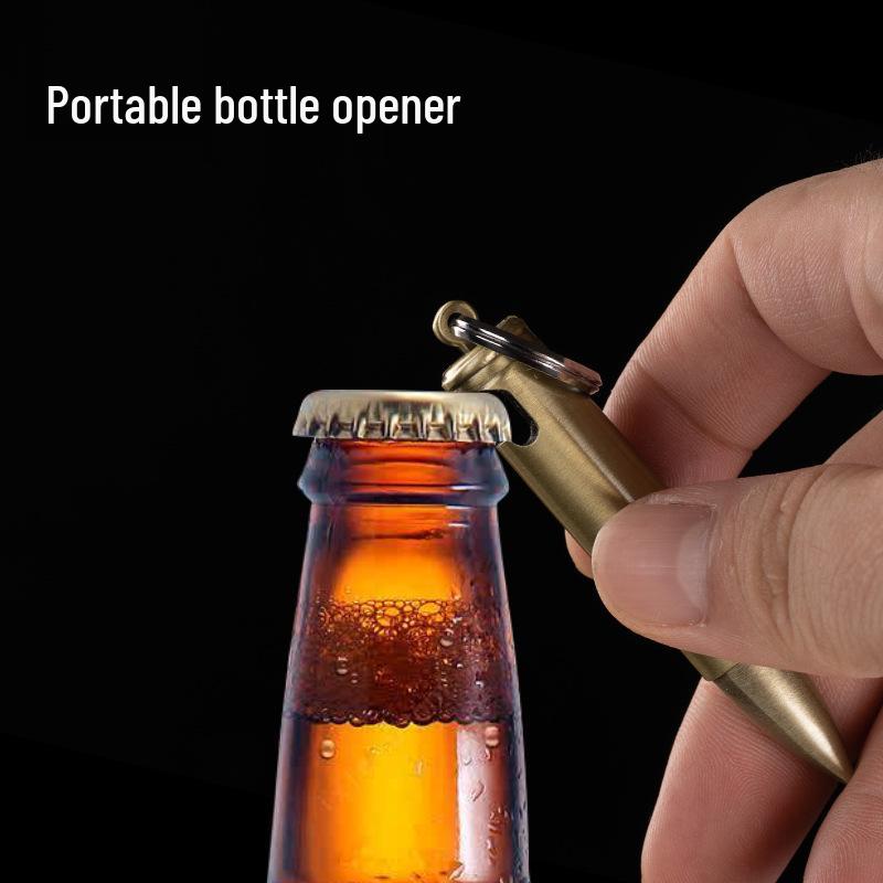 Compact Metal Kerosene Lighter with Portable Bottle Opener, Slide Ignition, and Unique Design