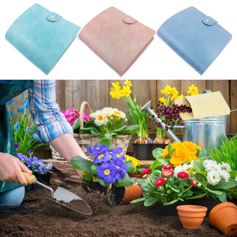 Transparents Pocket Page Semina Keeper Space Saving Garden Semina Album For Home Gardeners Using Recyclable Paper