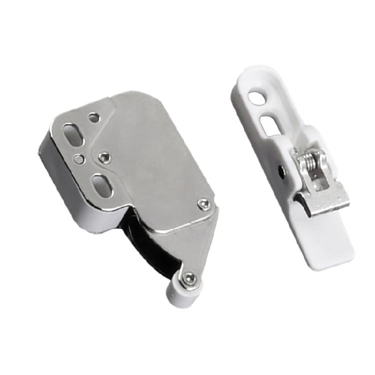 Cabinet Push Open Latches Touch Latches Push to Open Catches Lock Rebound Self Locking Device for Cabinet Drawer