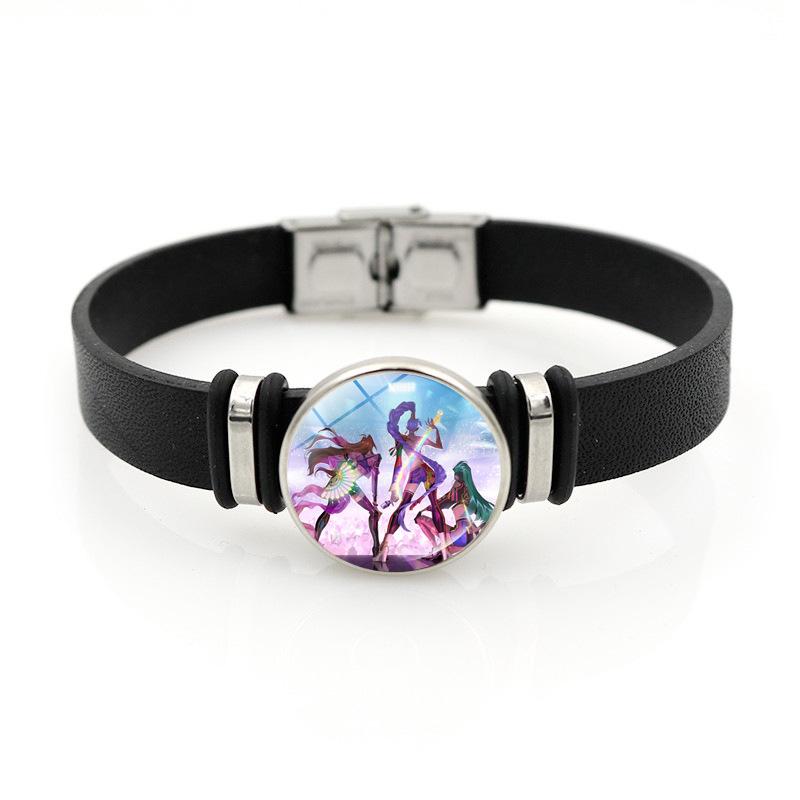Demon Hunters Leather Bracelets Jewelry Versatile for Men and Women