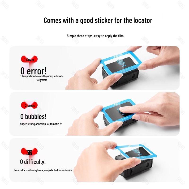 DJI Action5 Pro Tempered Glass Screen for Action4/3 Sports Camera