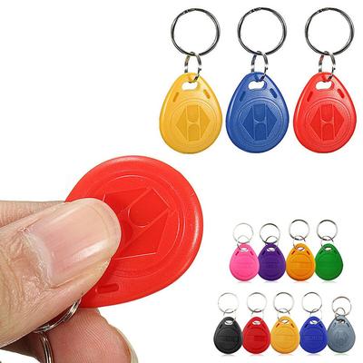 10Pcs Access Control Card Key Fob Proximity Chip Token Ring ID Badge Keyfobs RFID Tags Access Card