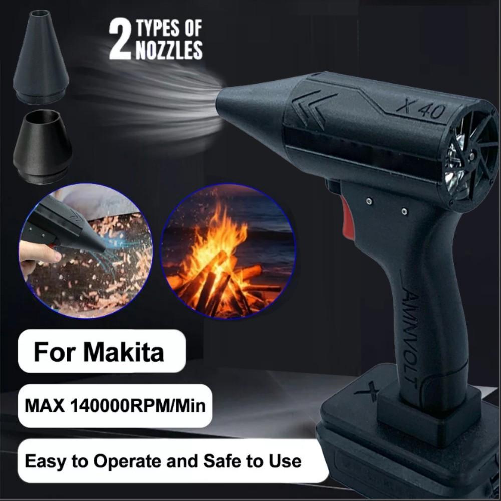 X40 Turbo Violent Fan 140000 Rotary Air Gun Turbo Jet Fan Electric Powerful Blowers Handheld Violent Fan Car Wash Snow Removal