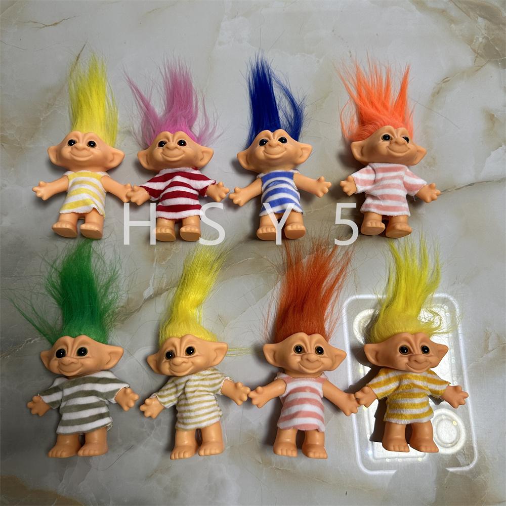 Multi-Style Optional Magic Hair Elves Troll Dolls Indian Hairy Ugly Baby Handmade Toy Gifts