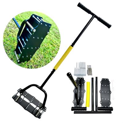 Wertykulator sprężynowy, Aerator do trawnika, Ręczny obracak, Oszczędzający pracę w ogrodzie perforator do gleby, Narzędzie ogrodnicze