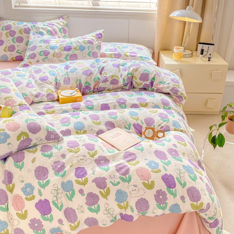 Skin-friendly Duvet Covers Cartoon Style Bed Covers Funda Nordica Soft Comforter Covers Adults/Kids Quilt Cover(No Pillowcase)