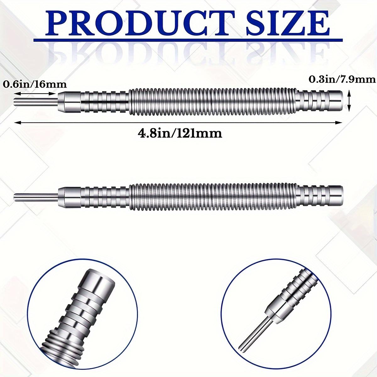 

2 шт. Пружинный кернер Безударный Двусторонний Установщик Гвоздей Пружинный Высокоуглеродистая Сталь Кернер для Гвоздей Узкое Пространство Инструмент для Удаления Штифтов Дверных Петель 2pcs