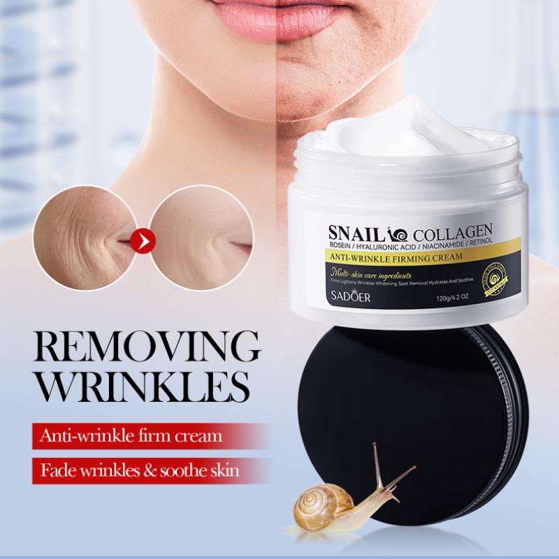 Snail Anti-Wrinkle Cream SADOER Collagen Firming Moisturizing Firming Cream