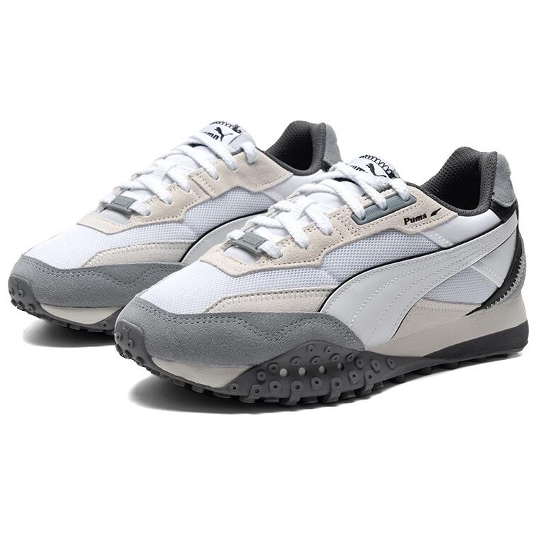 Puma Blktop Rider Pop Comfortable Versatile Durable Low-Top Lifestyle Casual Shoes Unisex sneaker Light-Gray 393866-06