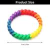Party Fashion Jewelry Accessories Charm Band Colorful Silicone Bracelets Rubber Bangles