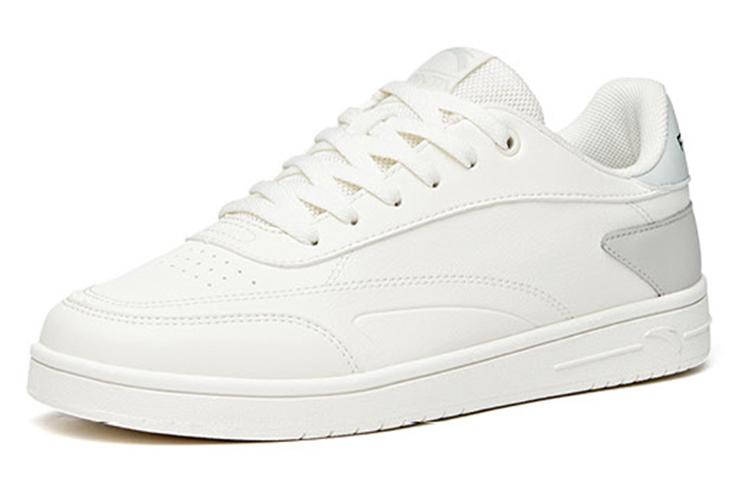 Anta Cushioning Slip Resistant Low Top Skateboard Shoes Women's White