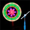 3pcs LED Music Windmill Spinner Flashing Light Up Windmill Rainbow Spinning Glow Toy Kids Outdooer Indoor Sport Toy