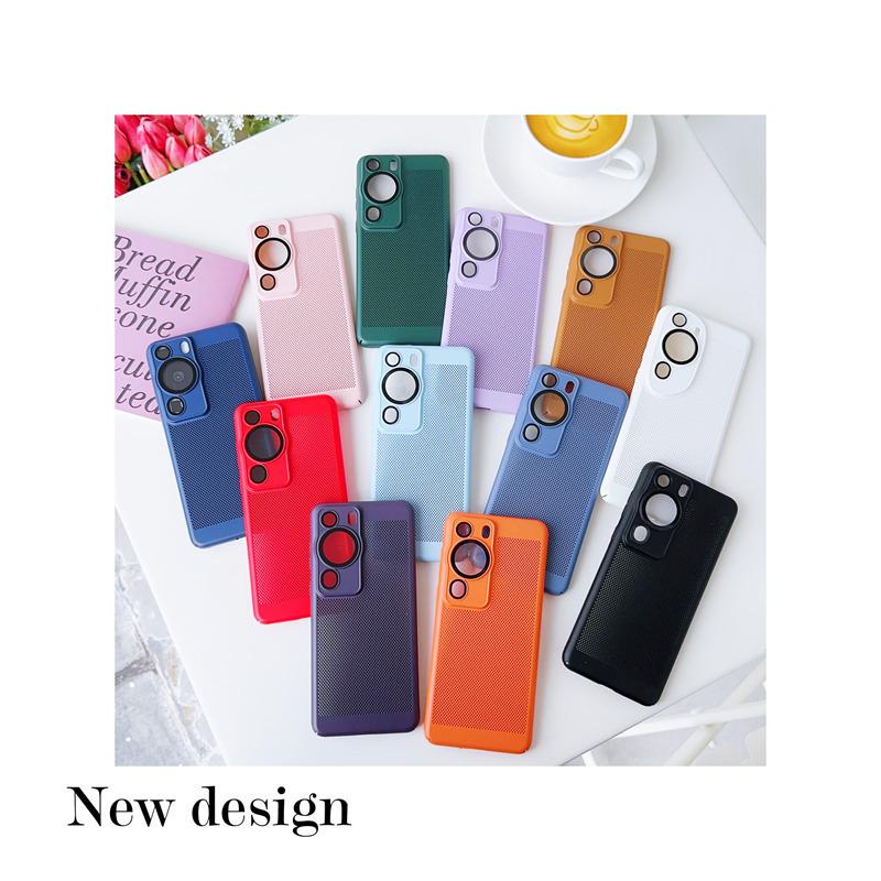 Applicable to Huawei Mate60 goggles ultra-thin breathable mobile phone case P60pro mesh cooling PC Honor protective case