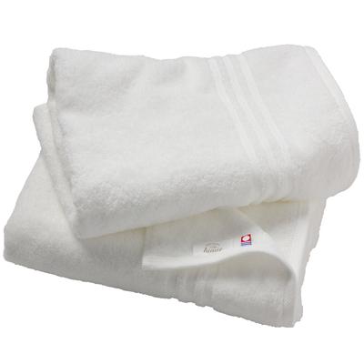 Imabari Towel Certified Bath Towel Hiorie Set of 2 Off White Cotton Highly Absorbent Durable Plain Made In Japan Imabari Brand HOTEL'S 100%
