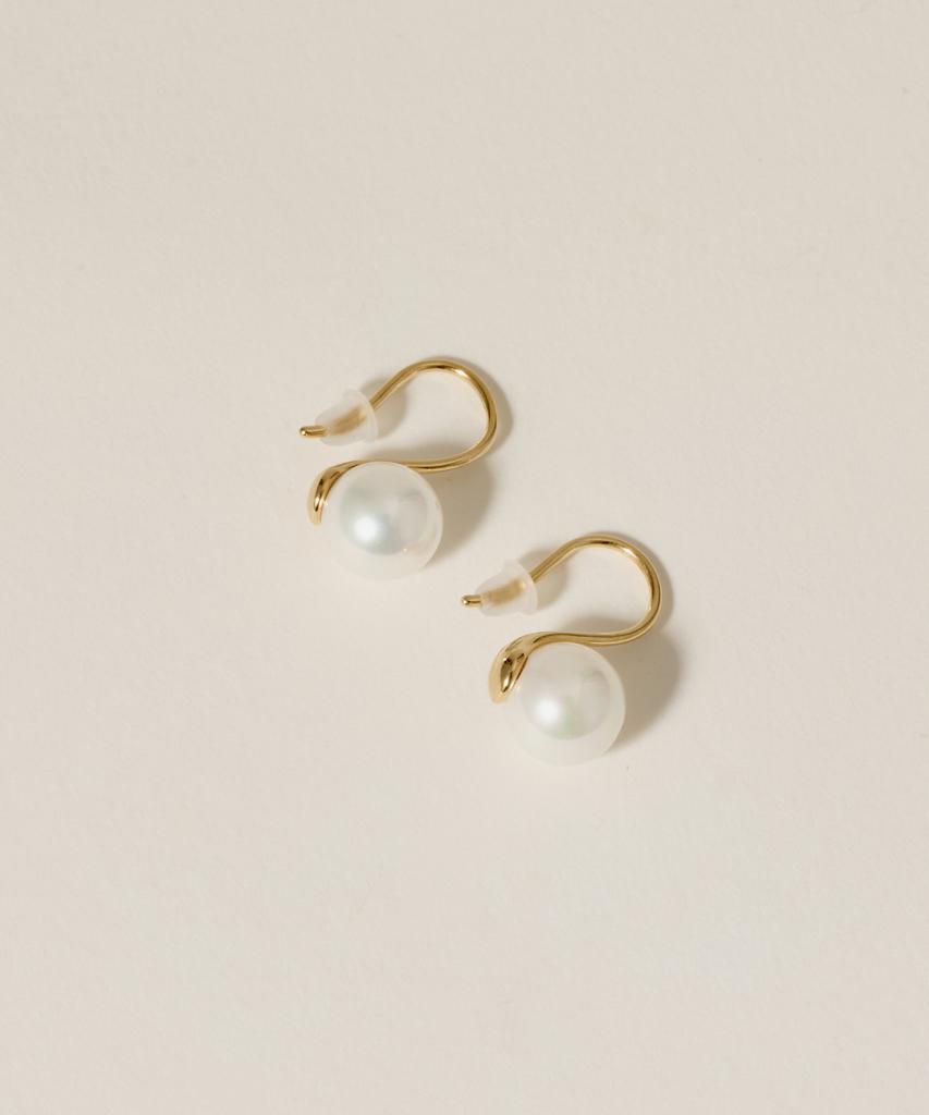 Novice Tokyo Pearl Hook Pierce [Stainless] / Gold