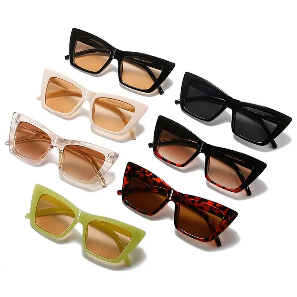 Trendy Cat Eye Sunglasses for Women Retro Square UV400 Protection Summer Fashion Shades