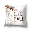Thanksgiving Pillowcase Blessing Maple Leaf Pumpkin Sofa Cushion Cover Office Home Living Room Pillowcase