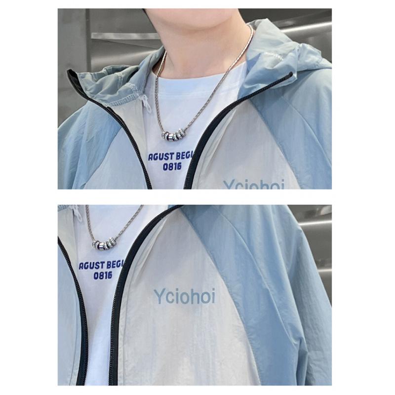 New Summer Sun Protection Clothing For Boys Lightweight And Breathable Sun Protection Shirt With Hood For Older Children Summer Sun Protection