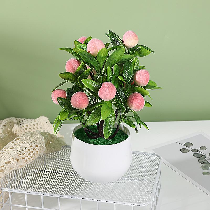 Artificial Plant Decoration With Plastic Craft For Home Office Decor