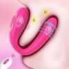 Wireless Remote Control Vibrating G Spot Clitoris Stimulator Double Penetration Dildo Vibrators Couples Adult Sex Toys for Women
