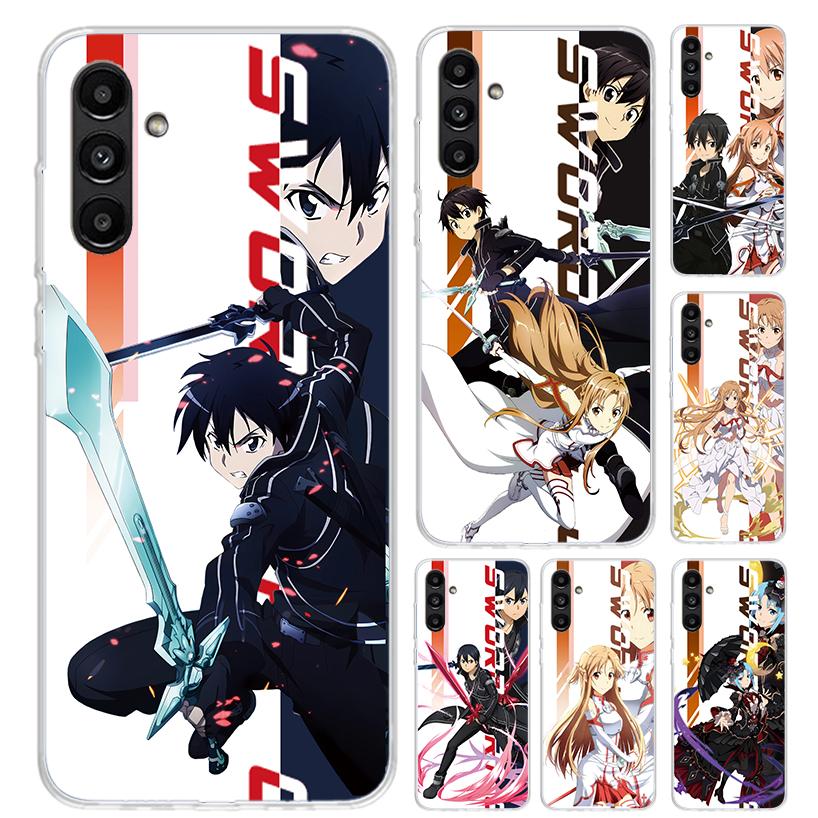 Anime Sword Art Online SAO Phone Case for Samsung Galaxy A17 A16 A37 A26 A36 A57 A56 A15 A25 A35 A55 A14 A24 A34 A54 A13 A23 A33