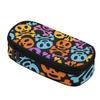 Pencil Pouch Durable 300D Polyester Large Capacity Easy Open Zipper with Main Compartment Mesh Pocket and Pen Slots for Students
