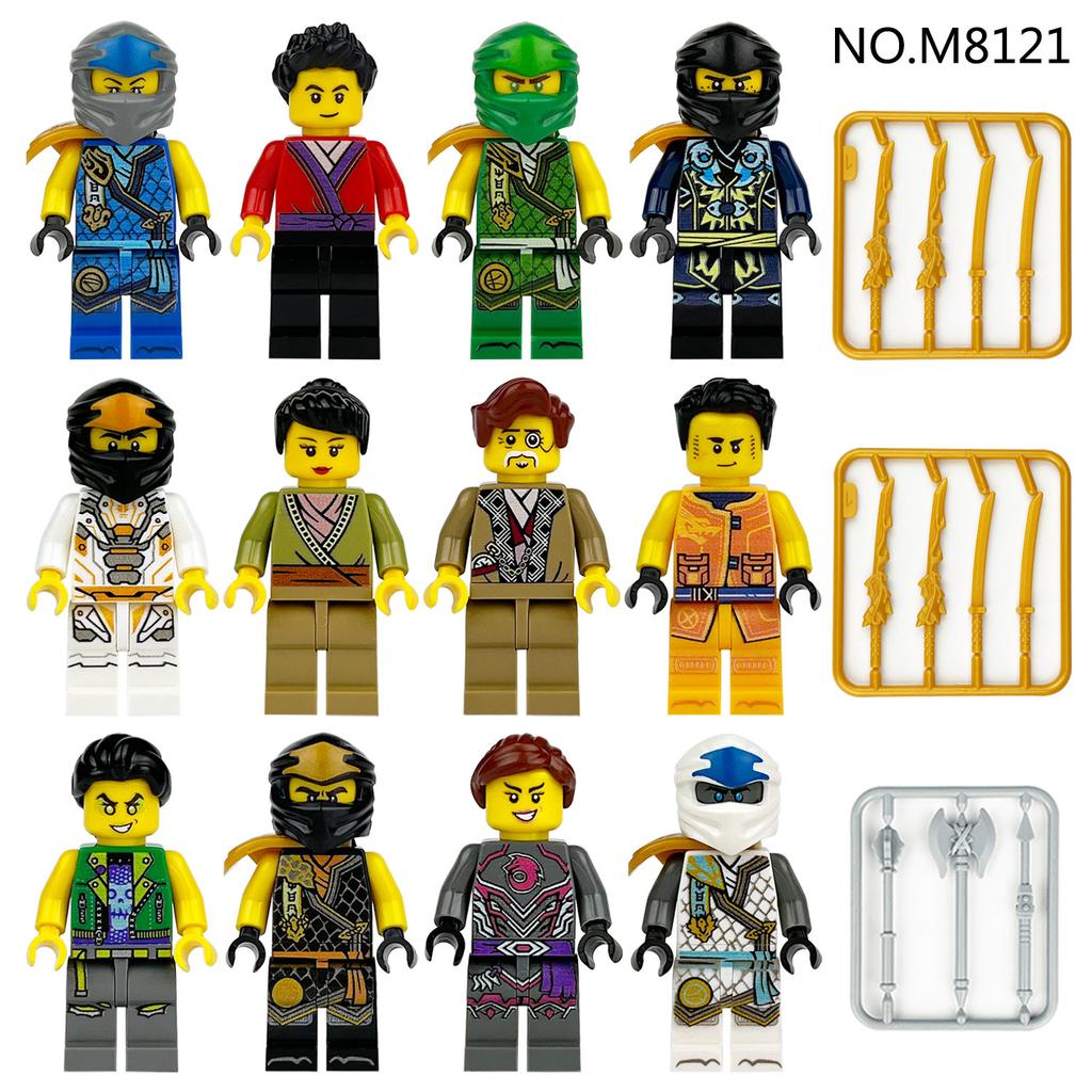 99 Ninja 1613 Children'S Assembly Small Particle Building Block Toy World Doll Weapon Piece