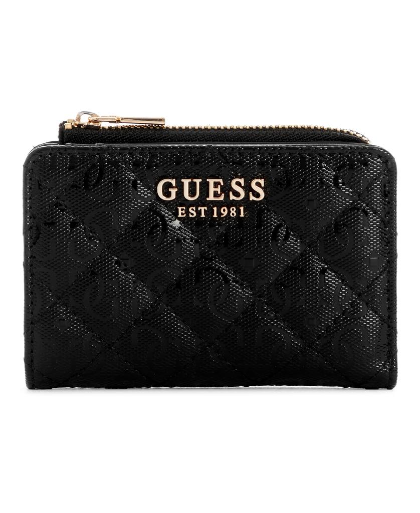 Guess IDRA SLG ZIP AROUND CARD CASE BLACK