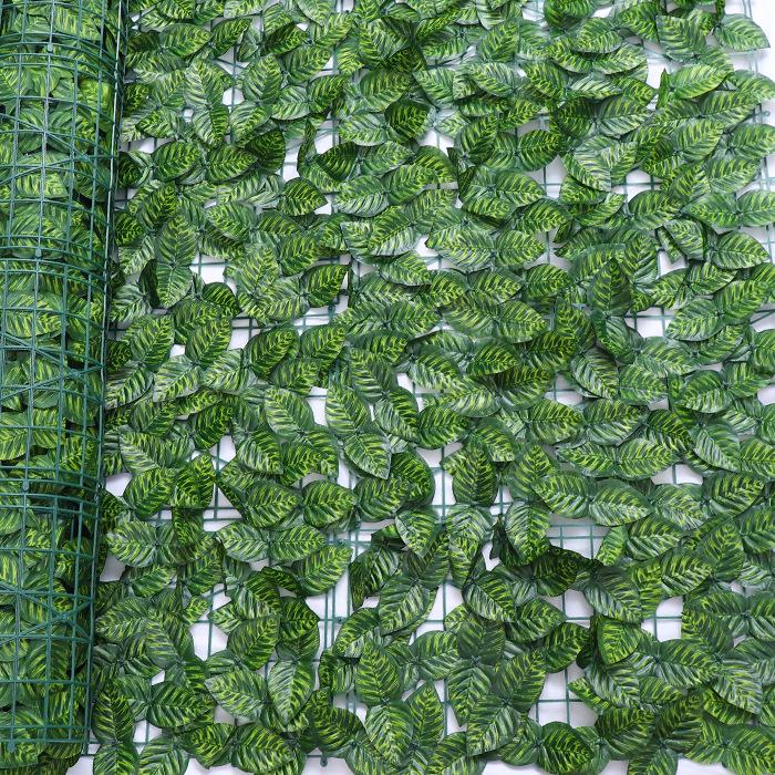 Artificial Green Ivy Rattan Fence for Balcony and Exterior Walls