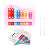 Xylophone with Mallets Educational HandHeld Percussion Piano Child 8Note Glockenspiel for Young
