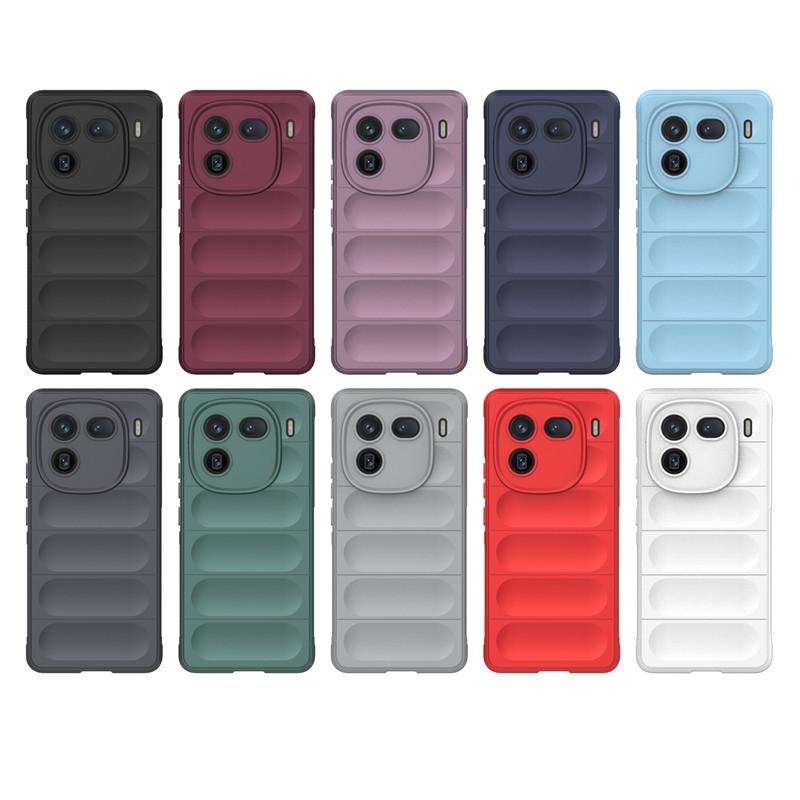 For Vivo IQOO 12 5G Case Vivo IQOO 10 11 12 Pro 5G Cover Skin-Friendy Silicone Luxury TPU Shockproof Protective Phone Back Cover