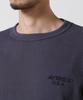 AVIREX MINI WAFFLE Long Sleeve Size T-SHIRT, Men's T-Shirt, M, 410, Charcoal, 783-5130015