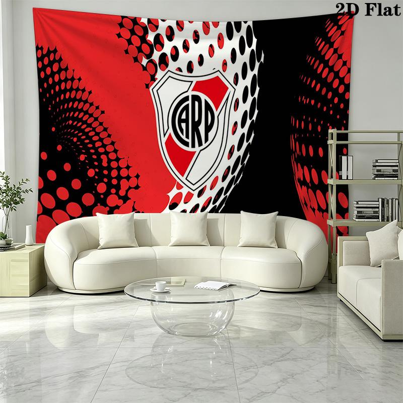 River Plate Wall Tapestry Aesthetic Wall Hanging Printed Fabric Blanket Decorative Tapestries for Bedroom Living Room Home Decor