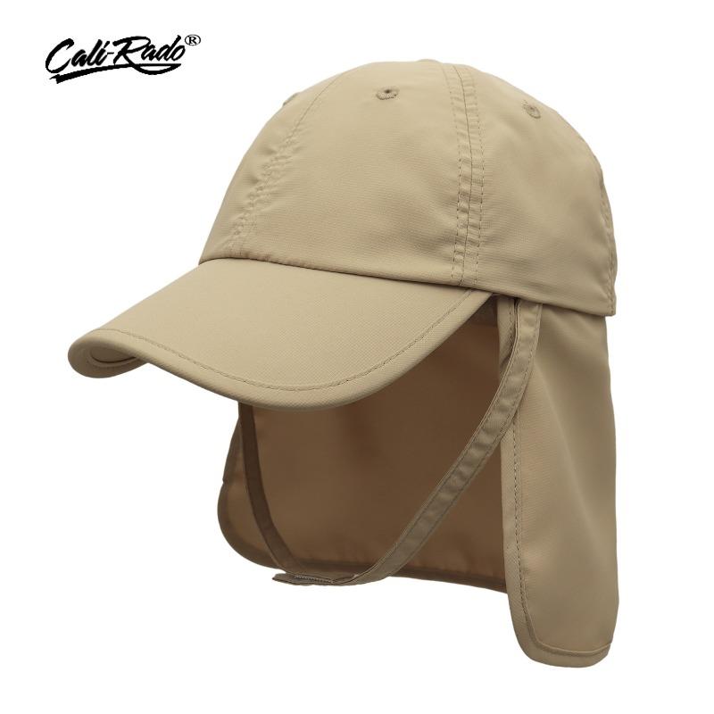 

Children s large brim bucket hat Children s sun protection sun hat Children s summer outdoor neck protection breathable shawl hat S（50-54Cm） хаки