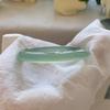 Ice Oil Green Chalcedony Agate Bracelet, Clear Water Jadeite, Hetian Jade Color Jade Bracelet
