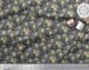 Soimoi Japan Crepe Satin Fabric Swirl,Leaves & Rose Floral Printed Fabric 1 Metre 42 Inch