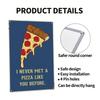Vintage Pizza Metallschild Pepperoni Pizza Bestes der Stadt Schild Wanddeko für Zuhause Pub Café Club Kunstdekoration 8x12 Zoll