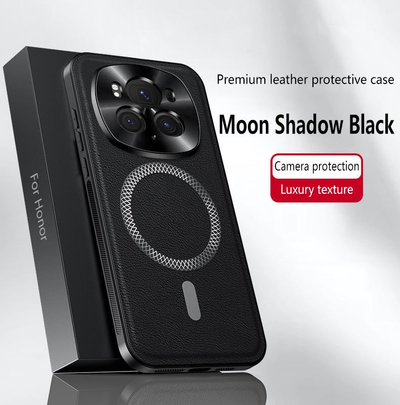 Für Honor Magic 6 6 Pro 5 5 Pro Leder Vollabdeckung Magnetisch Wasserdicht Stoßfest Fingerabdruck Handyhülle