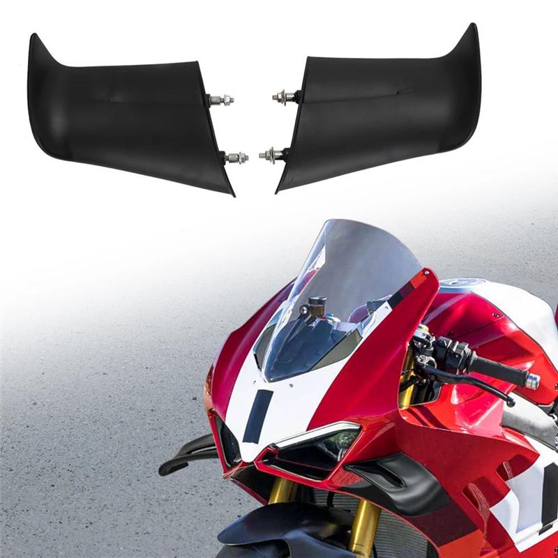 Motorcycle Front Fairing Side Winglets Air Deflector Kit Side Cover For DUCATI PANIGALE V4 V4S V4R SP 2025 2025-A99D