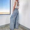 2024 Spring Women's Retro Washed Wide-Leg Overalls