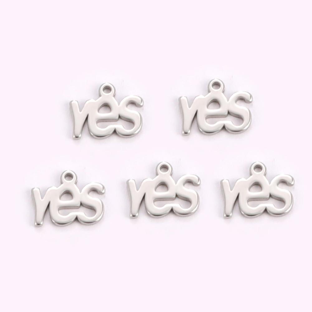 Teamer Stainless Steel Charms DIY Jewelry Making Question Mark At Dollar Sign Mini Charms Bracelet Necklace Handmade Accessories