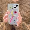 Japan Cute Magic Wand 3d Love Heart Diamond Laser Case For Iphone 14 13 12 11 Pro Max X Xr 7 8 Plus Shockproof Soft Cover Funda